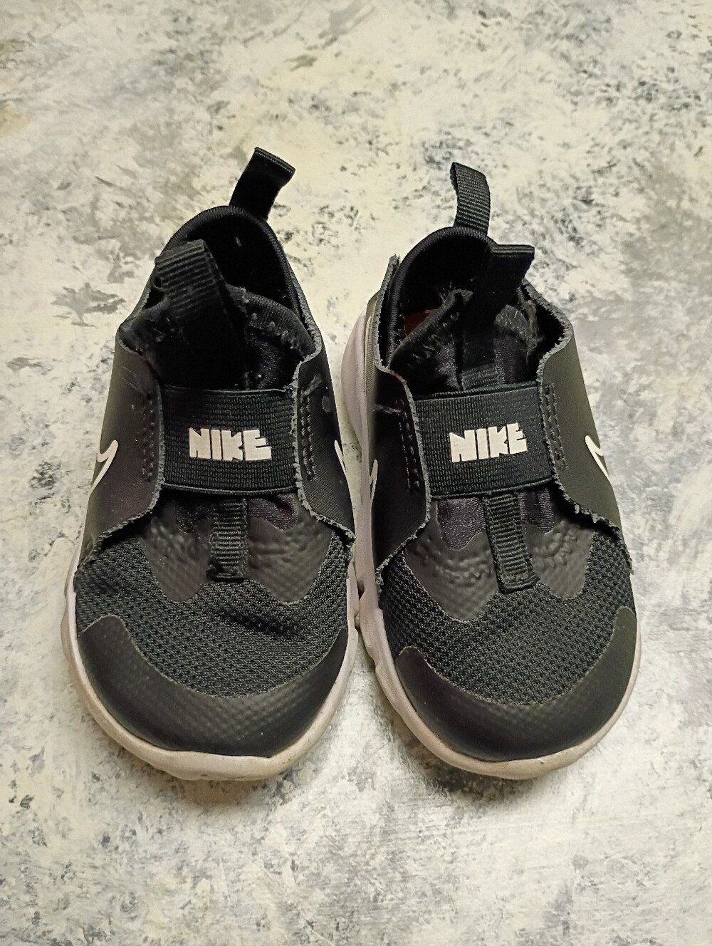 Nike Kids Black and White Slip-On Sneakers